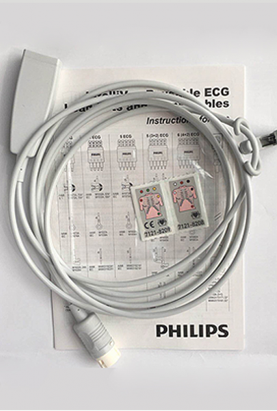 Philips M1668A 5-lead ECG cable connector