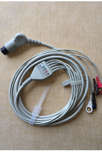 Philips (金科威) 6 needle 5 lead integrated button type ECG wire