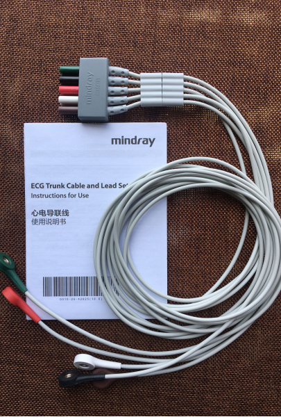 Mindray five lead adult children EL6501B ECG buckle lead wire